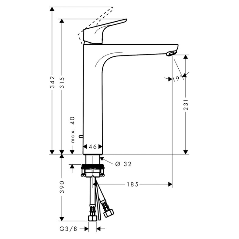 Змішувач Focus HansGrohe  (31531000)