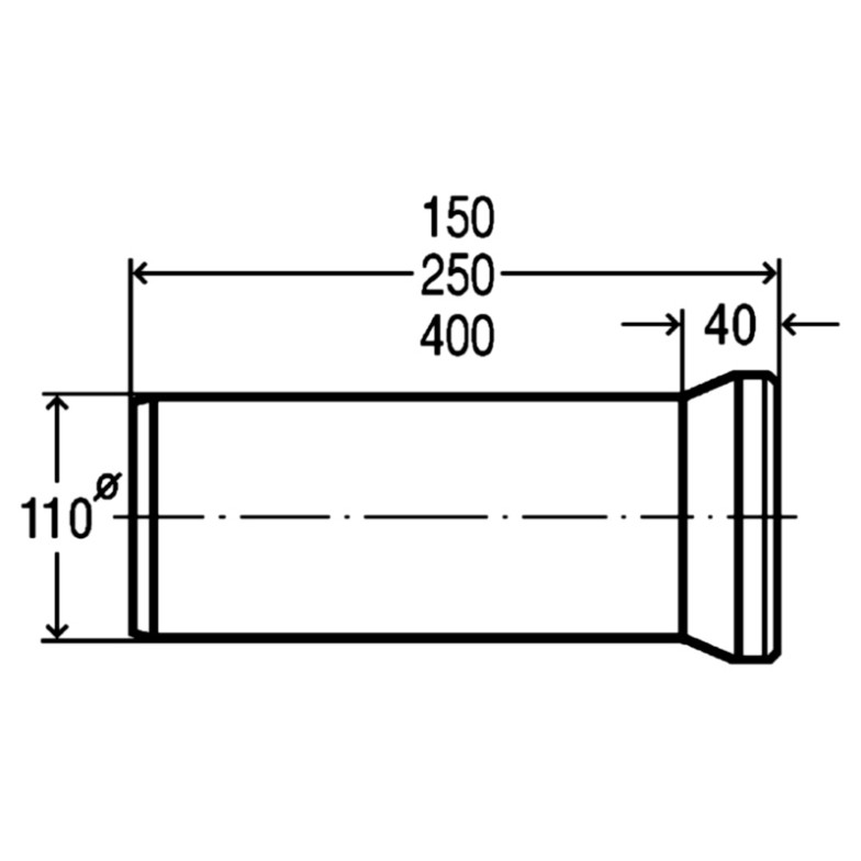 Відведення прямої для унітаза, 103668 Viega  (103668)