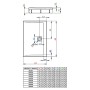 Піддон Argos D 160x90 з ніжками Radaway  (4ADN916-02)