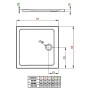 Піддон Doros C 90x90 Radaway  (SDRC9090-01)