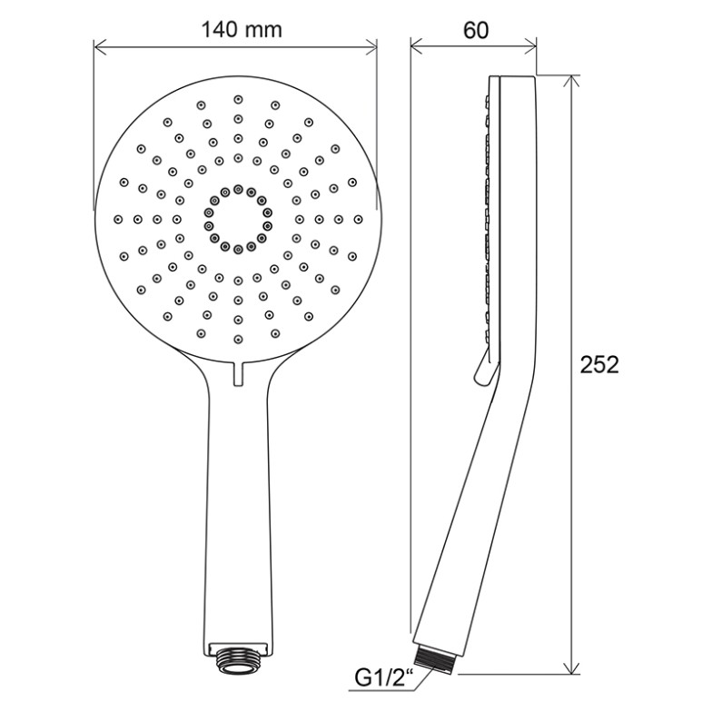 Лейка Flat XXL (961.00) Ravak  (X07P344)