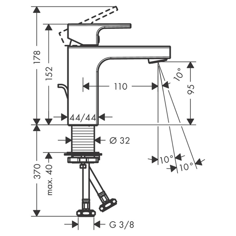 Змішувач Vernis Shape HansGrohe  (71561670)