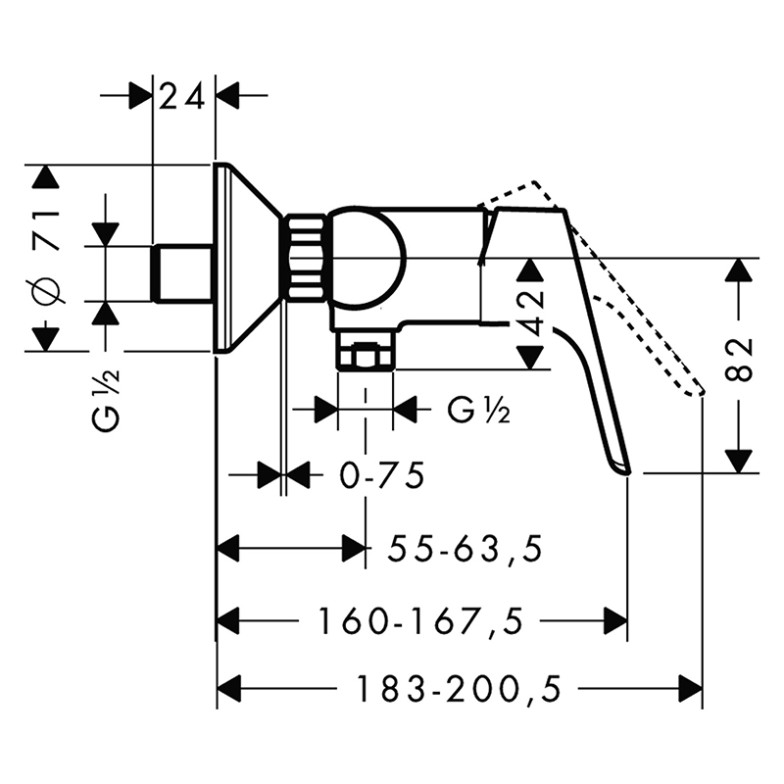 Змішувач Focus E2 HansGrohe  (31960000)