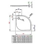 Піддон Delos A 90x90 Radaway  (SDA0909-01)