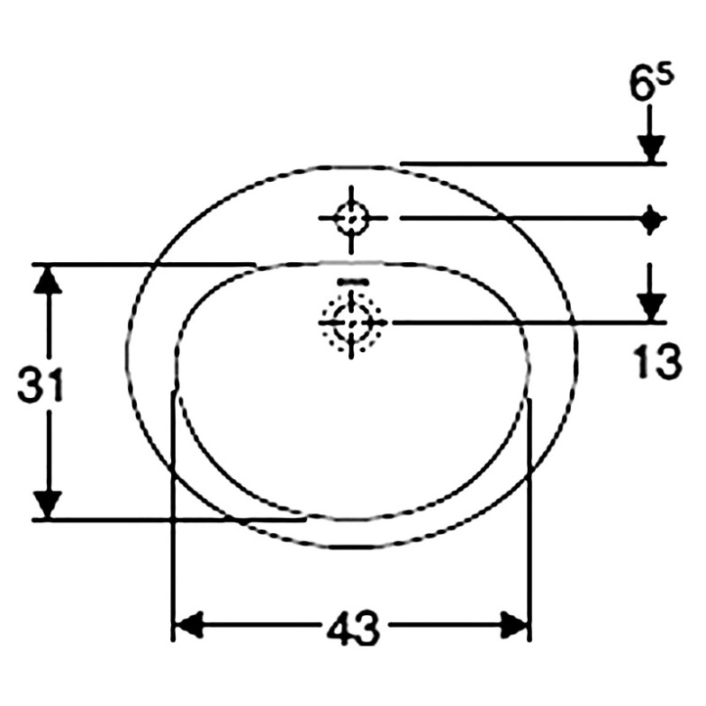 Раковина Rekord 56 Kolo  (K91656000)