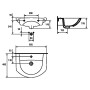 Раковина Libra 60 меблева Cersanit  (K04-023/K04-008)