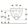 Чаша унітаза Selnova Rimfree Geberit  (501.545.01.1)