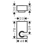 Тримач для лійки Porter E HansGrohe  (28387340)