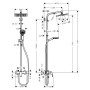 Душова система Crometta E 240 HansGrohe  (27284000)