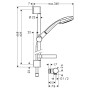 Душовий набір Chroma HansGrohe  (27774000)