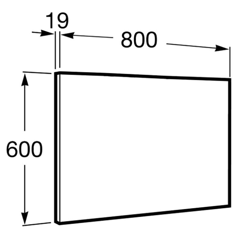 Дзеркало Victoria 80x60 Roca  (A812328406)