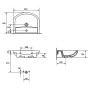 Раковина Arteco 55 меблева Cersanit  (K667-024)