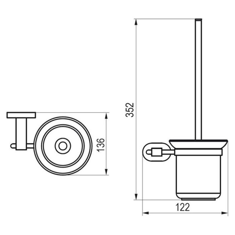 Йоржик Chrome Ravak  (X07P196)