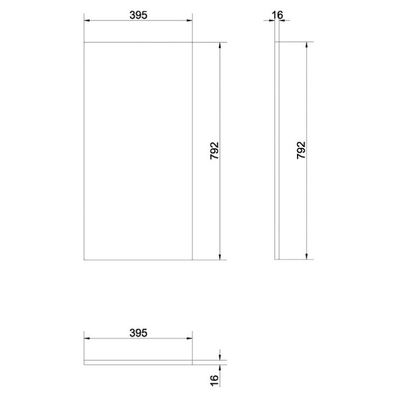 Фасад Colour 40x80, блакитний Cersanit  (S571-010)