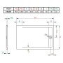 Піддон Teos F 140x80 Radaway  (HTF14080-54)