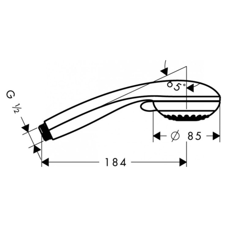 Лейка Chrometta 85 HansGrohe  (28562000)