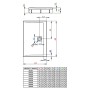 Піддон Argos D 110x90 з ніжками Radaway  (4ADN911-02)