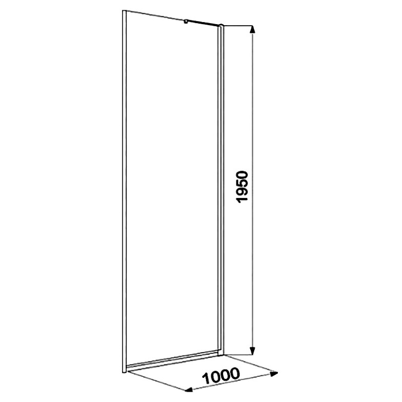 Душова стінка Metropolis 100 Roca  (AMP3510012M)