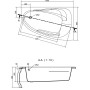 Панель до ванни Joanna New 150 універсальна Cersanit  (S401-104)