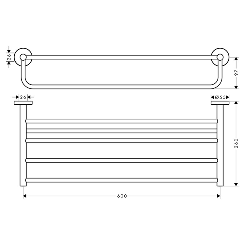 Тримач Logis Universal HansGrohe  (41720000)