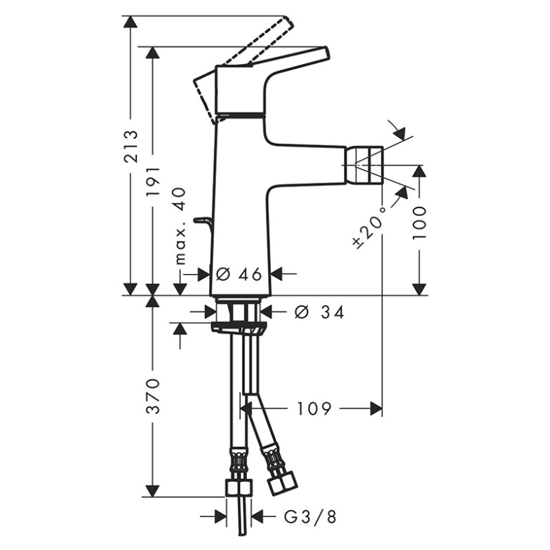 Змішувач Talis S HansGrohe  (72200000)