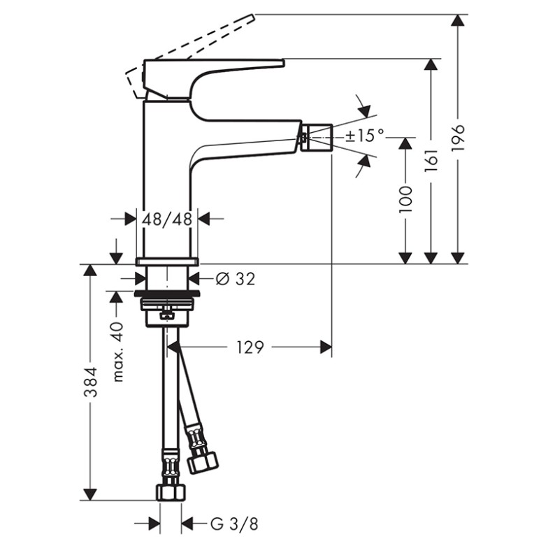 Змішувач Metropol HansGrohe  (32520990)