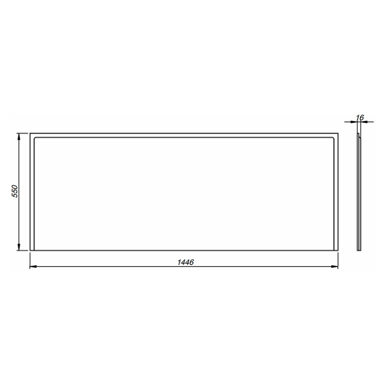 Панель Uni 2 до ванни 180 Kolo  (PWP2382000)