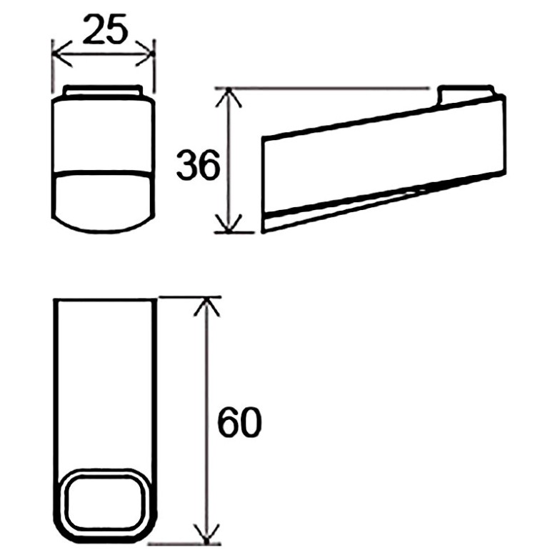 Гачок 10 ° (TD 110) Ravak  (X07P353)