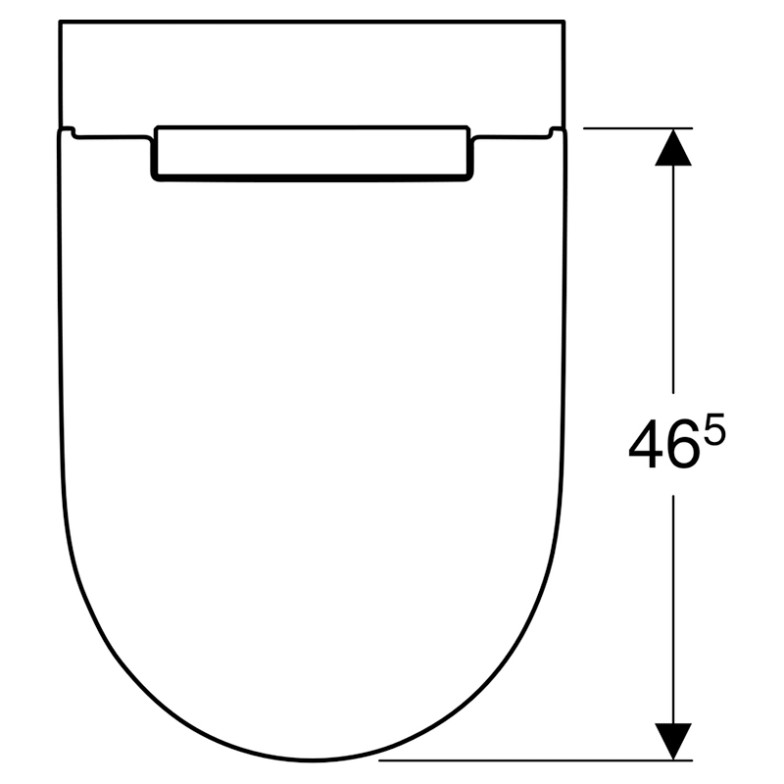 Чаша унітаза One Rimfree Geberit  (500.201.01.1)