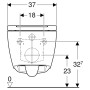 Чаша унітаза One Rimfree Geberit  (500.201.01.1)