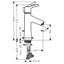 Змішувач Talis S з гідрозатворів HansGrohe  (72020000)