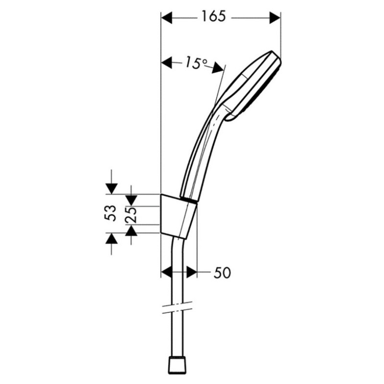 Душовий набір Chroma 100 Vario HansGrohe  (27594000)