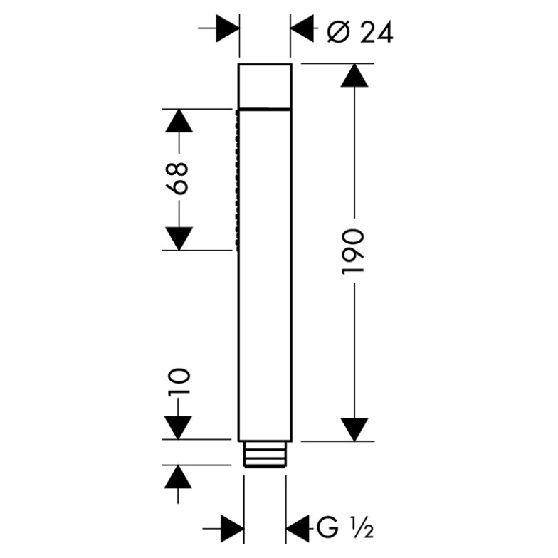 Лейка Axor Starck HansGrohe  (10531000)