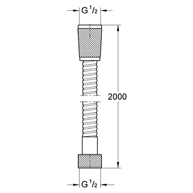 Шланг Metaflex HansGrohe  (28264000)