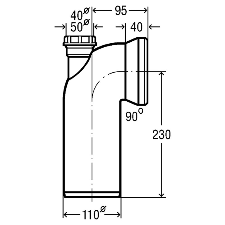 Відведення 90 ° Viega  (109462)