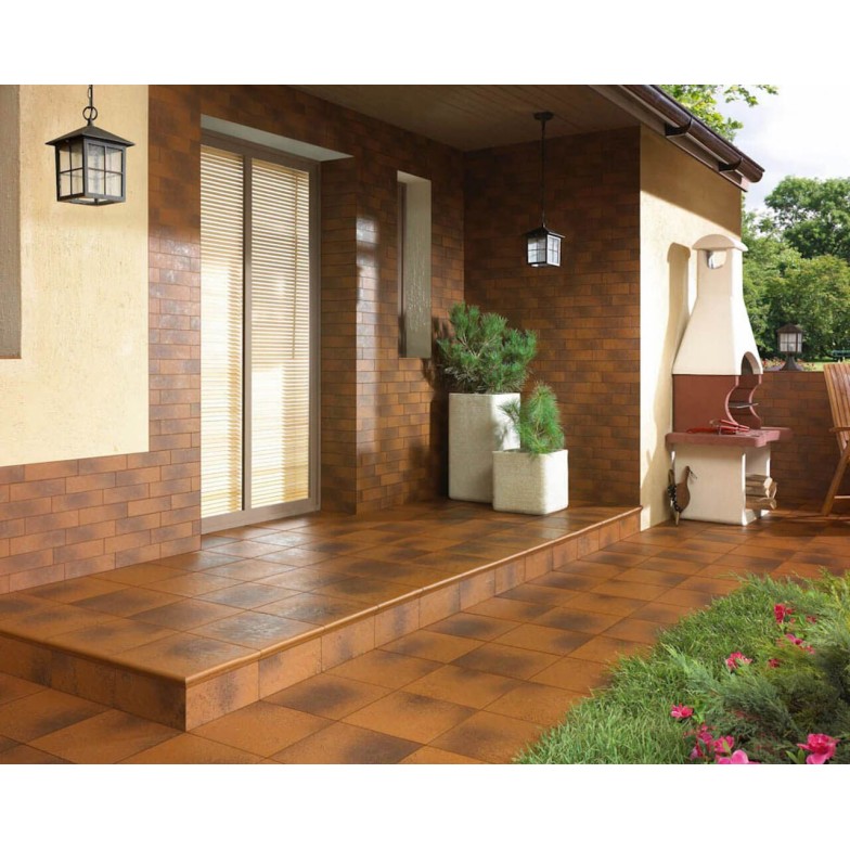 Сходинка пряма Semir Brown 300x300x8,5 Paradyz