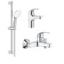 Набір змішувачів для ванни 3 в 1 BauCurve UA122217S1 Grohe