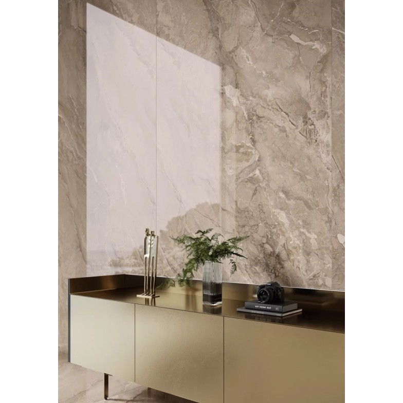 Плитка керамогранітна Generous Taupe RECT SOFT 1198x2798x6 Paradyz