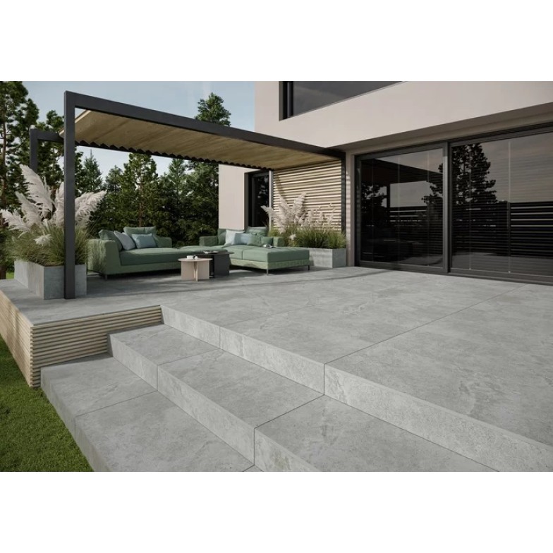 Плитка керамогранітна Authority Grey SZKL RECT MAT 1198x2798 Paradyz
