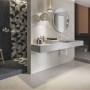 Плитка керамогранітна Macroside (Moondust) Bianco SZKL RECT MAT 598x598x8 Paradyz
