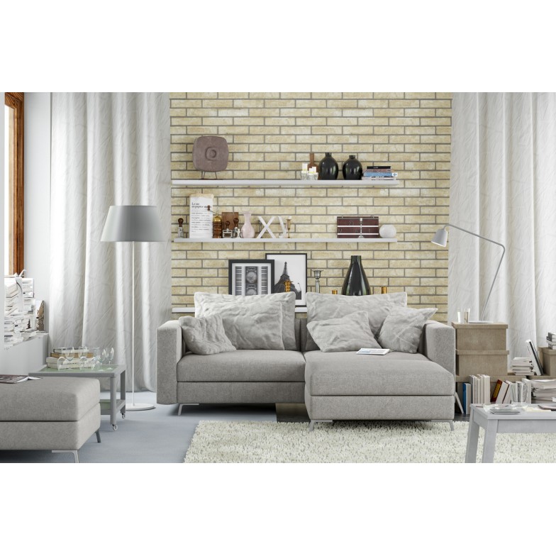 Плитка фасадна London кремовий 60x250x10 Golden Tile