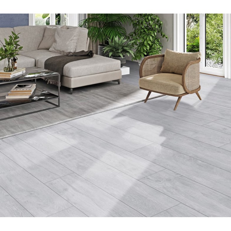 Плитка керамогранітна Brantwood Light Grey RECT MAT 198x1198 Cersanit