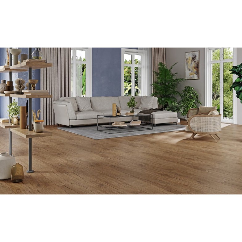 Плитка керамогранітна Honeywood Brown RECT MAT 198x1198 Cersanit