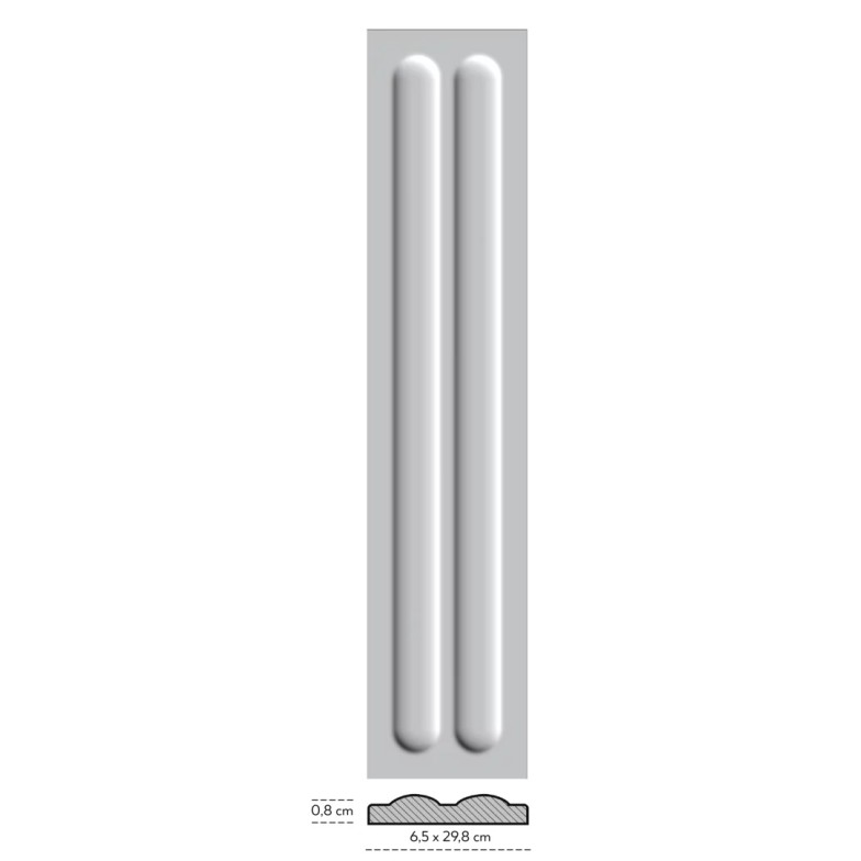Плитка стінова Monpelli Wine Cegielka D STR POL 65x298 Paradyz