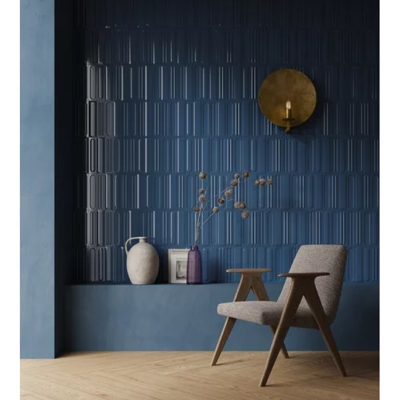 Плитка стінова Monpelli Navy Gegiletka B STR POL 65x298 Paradyz