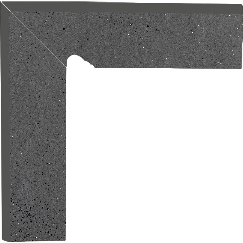 Цоколь Semir Grafit Лівий 2 ел 8,1x30 код 5441 Ceramika Paradyz