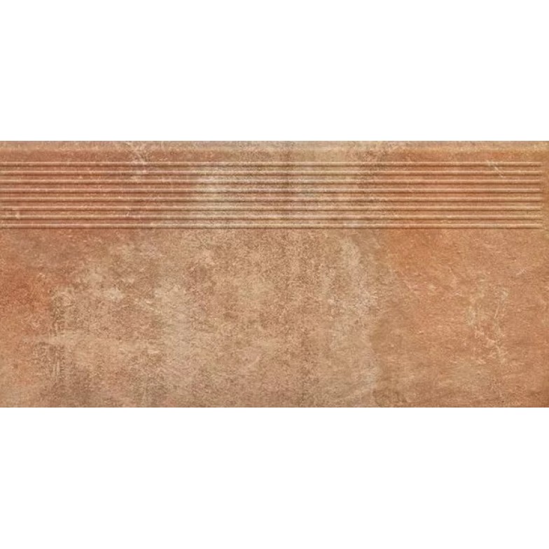 Сходинка пряма Scandiano Rosso 300x600x8,5 Paradyz