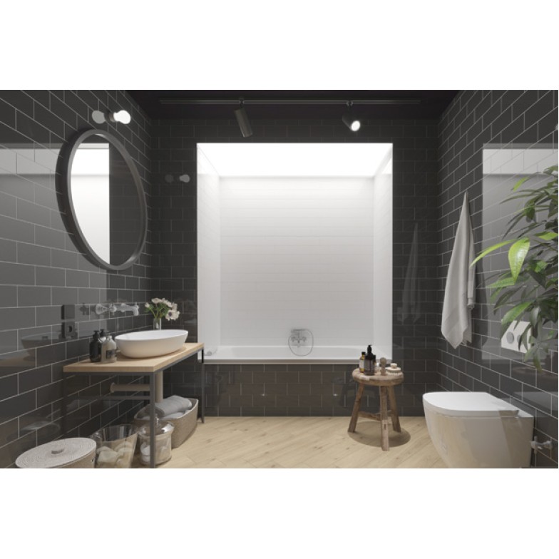 Плитка стінова Metrotiles plane білий 100x200x7 Golden Tile