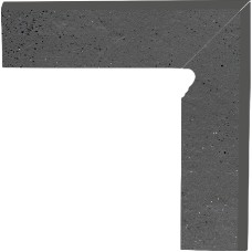 Цоколь Semir Grafit Правий 2 ел 8,1x30 код 5434 Ceramika Paradyz