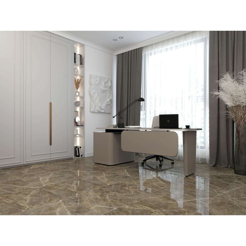 Плитка керамогранітна SO7580 Stone Roots Коричневий RECT 600x600x8 Golden Tile